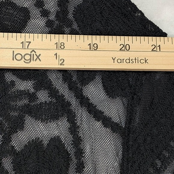 Rue21 Open Lace Duster Kimono Womens OSFA Black Whimsigoth Dark Fairy Boho-Chic - Picture 6 of 10